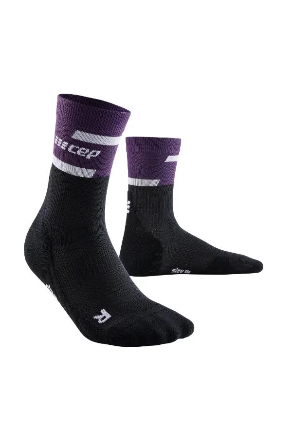 CEP CEP - The Run Compression Socks Mid Cut V4 Violet/Black Women